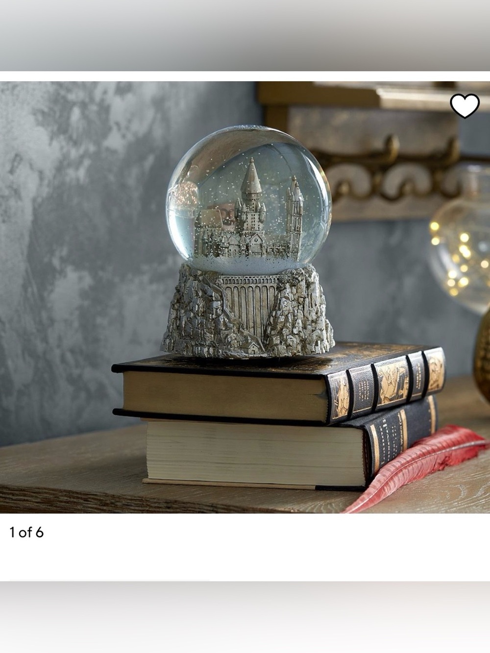 Pottery Barn Kids Harry Potter Hogwarts Castle Snow Globe